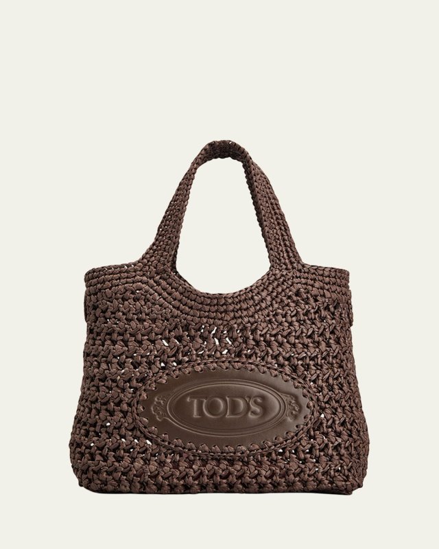 Mini Crochet Top-Handle Bag